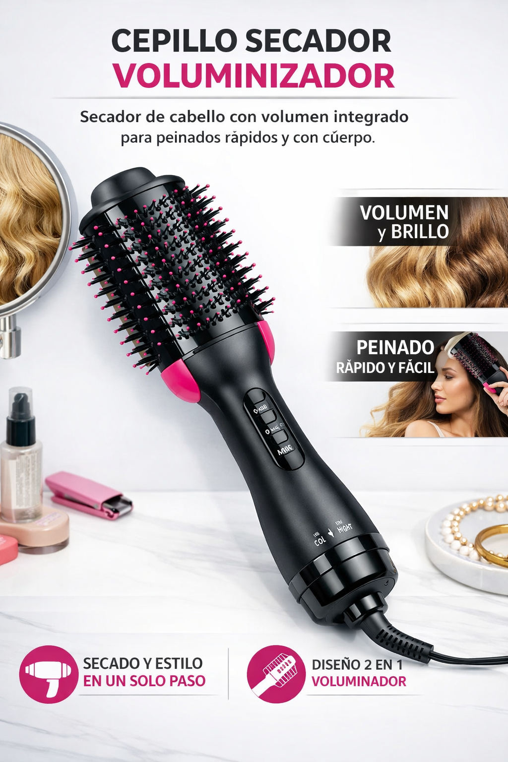 Cepillo Secador Voluminizador